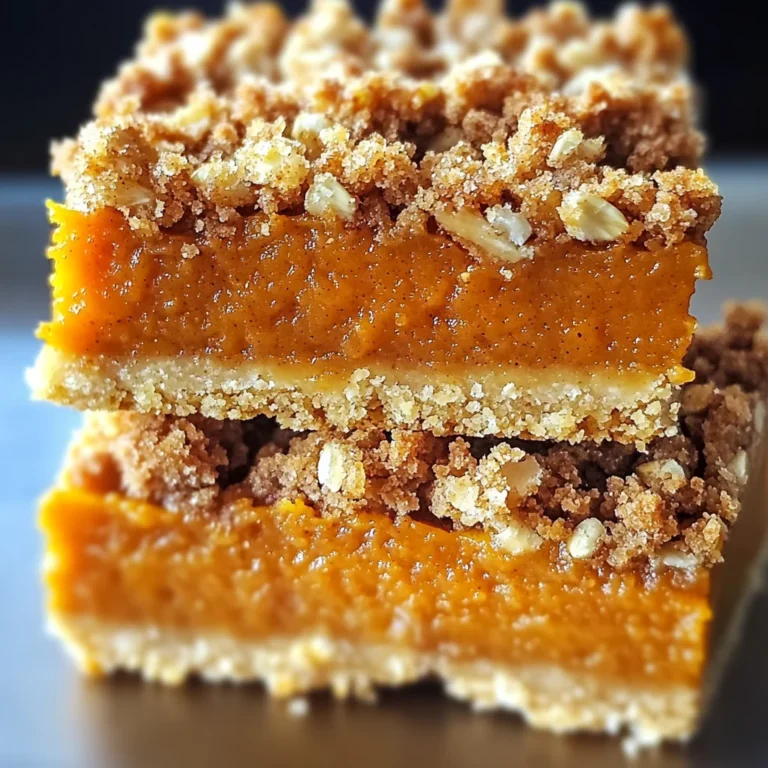 Pumpkin Pie Crumble Bars – Easy Fall Dessert Recipe