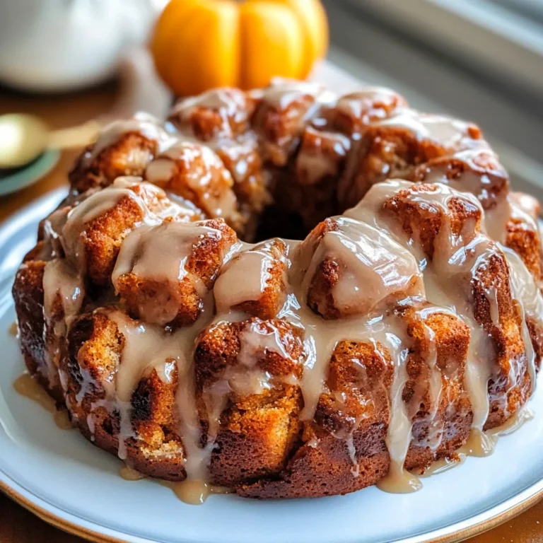 Pumpkin Spice Monkey Bread Recipe