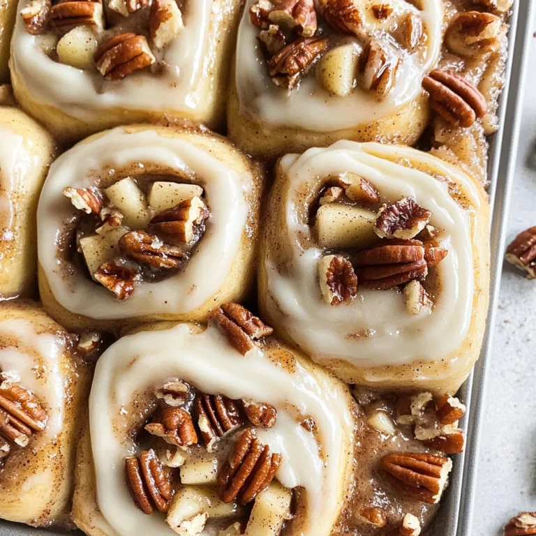 Soft-Baked Apple Cinnamon Rolls