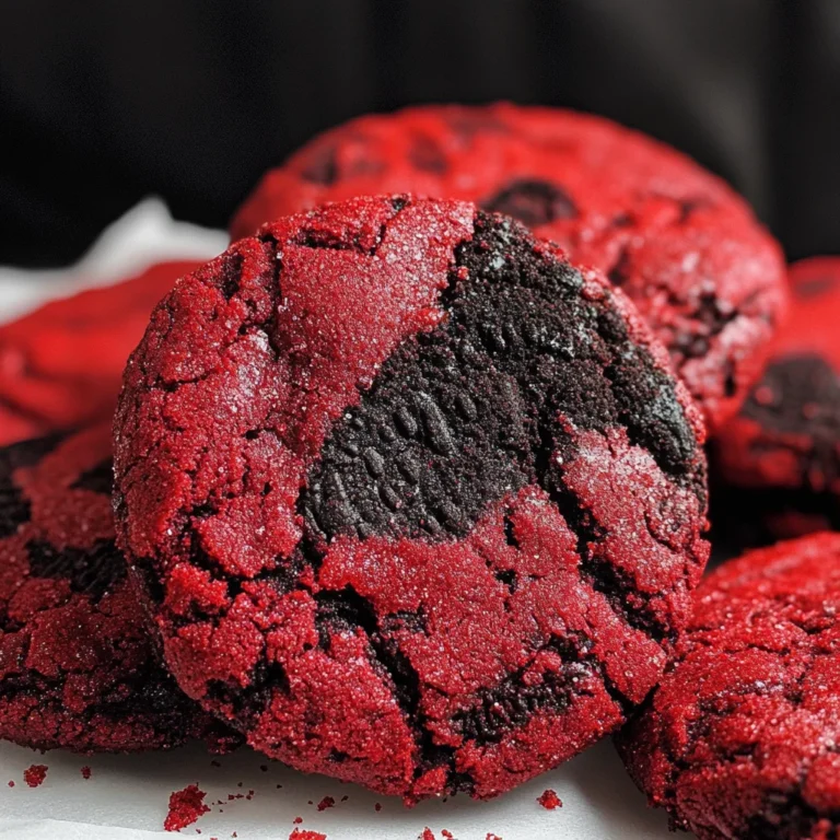Stranger Things Red Velvet Cookies