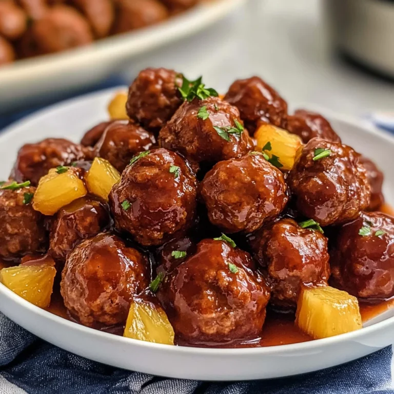 Sweet chili Meatballs Crockpot Recipe