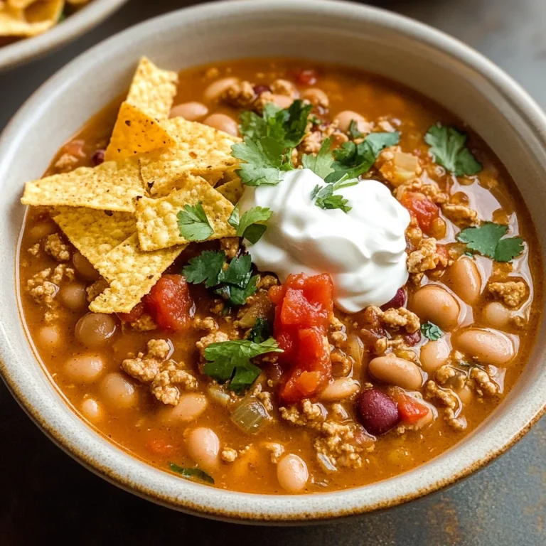 Turkey White Bean Chili