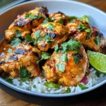 Baked Coconut Chili Chicken Thighs