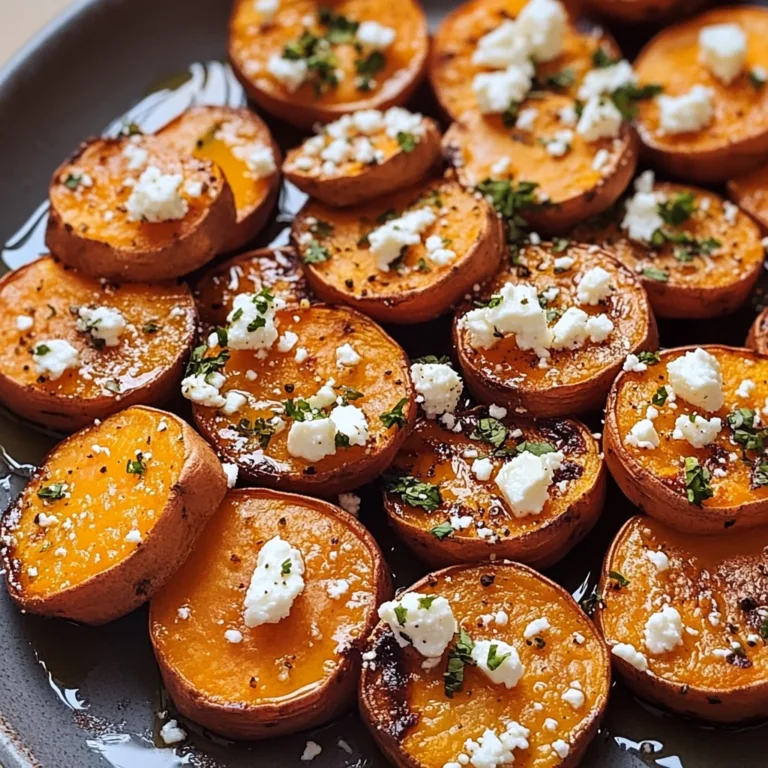 Delicious Honey Feta Sweet Potato Rounds Recipe for Any Meal