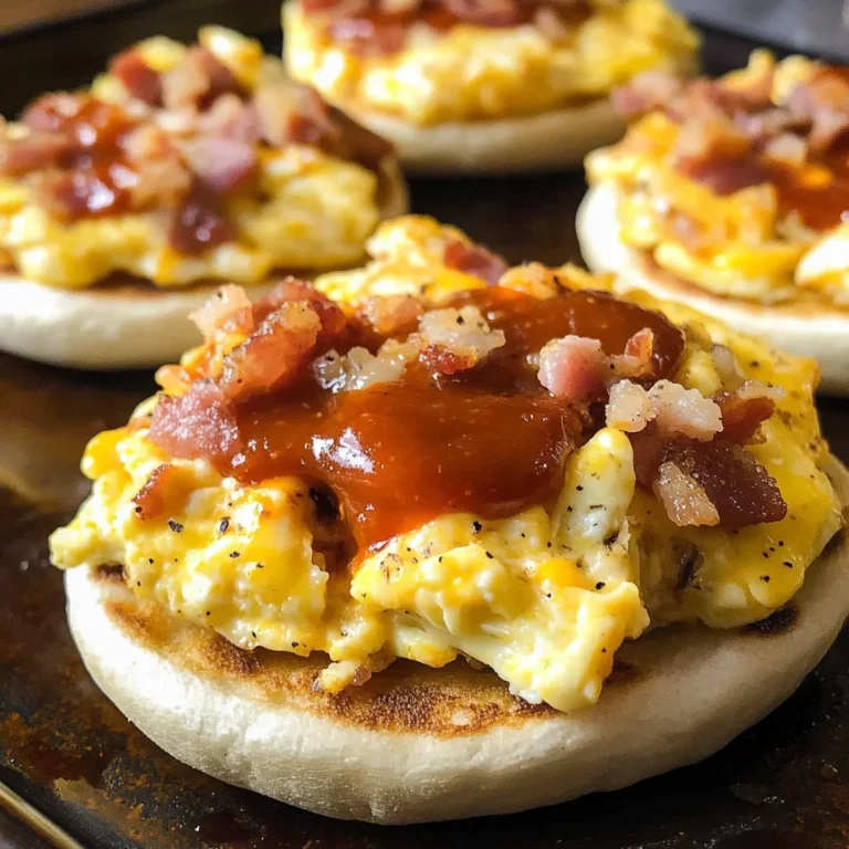 English Muffin Breakfast Pizzas