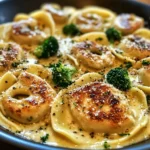 Garlic Parmesan Chicken Tortellini