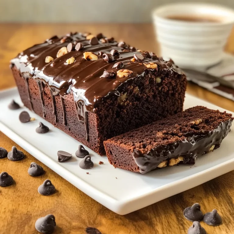 Hot Fudge Brownie Bread