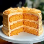 Orange Velvet Cake with Orange Cream Cheese Frosting