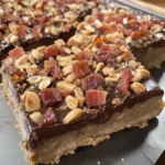 Peanut Butter-Turkey Bacon Bars