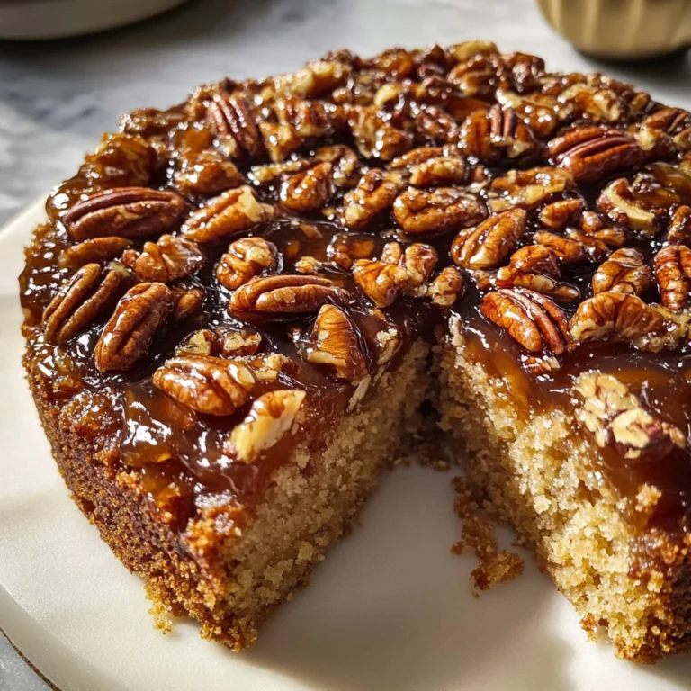 Pecan Upside Down Cake
