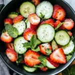This Cucumber Strawberry Salad