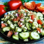 crisp cucumber salsa